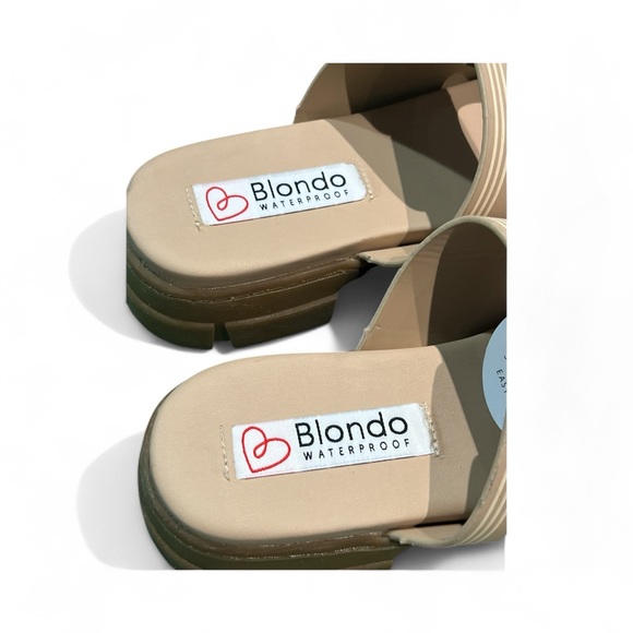 Blondo Women’s Nude Hugh Waterproof Sandals - Picture 5 of 6